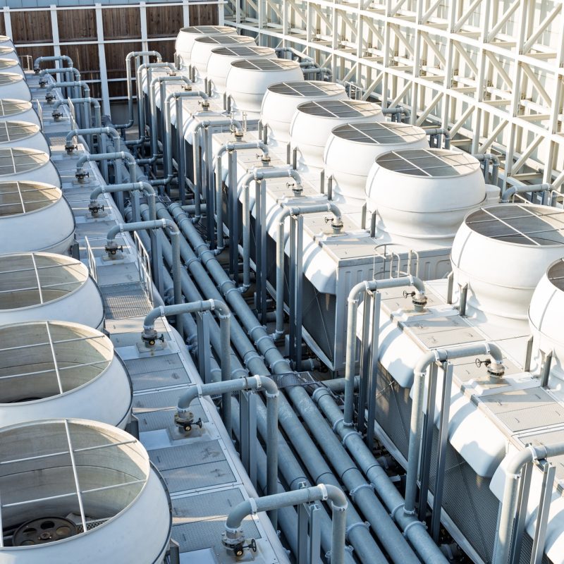 Air conditioning systems on roof top